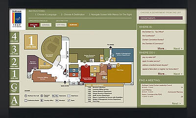 digital sign wayfinding