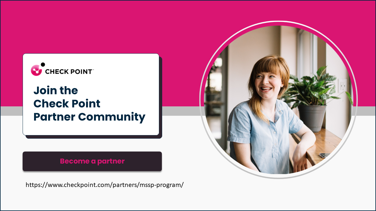 Join the Check Point MSSP community
