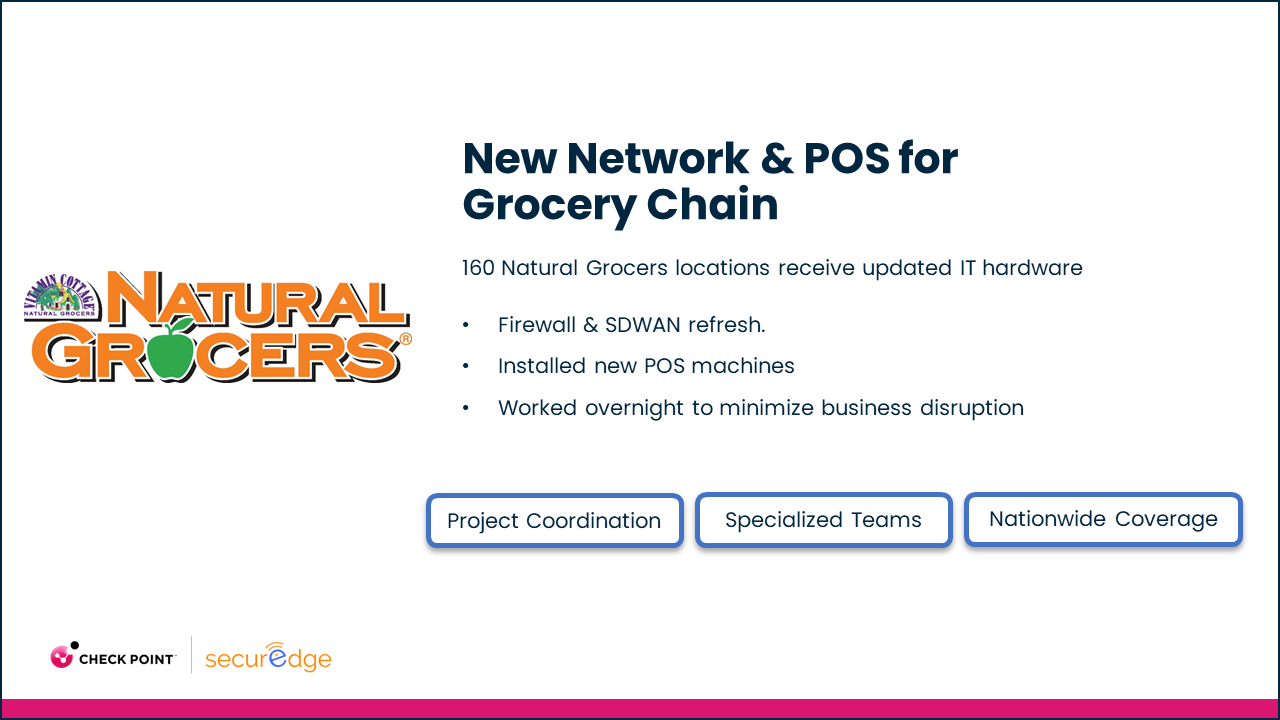 new network and pos for natural grocers project overview project overview