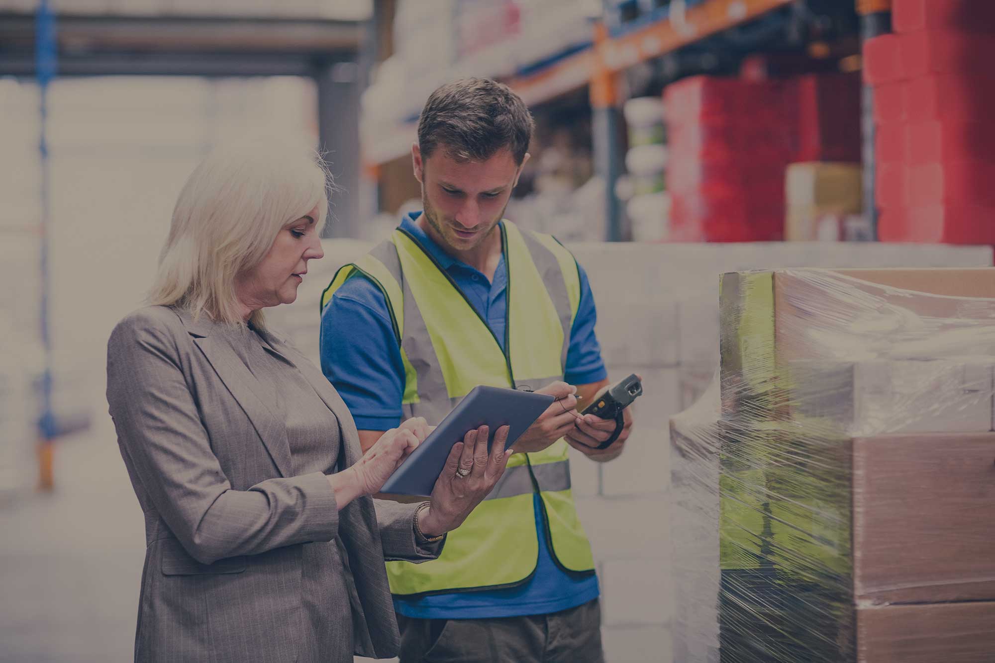 Using mobile technology in a warehouse